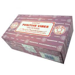 Прямоуг. благовония Positive Vibes ПОЗИТИВНЫЕ ВИБРАЦИИ 15гр. блок 12шт.