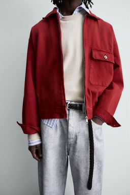 RELAXED FIT DENIM JACKET - Zara фото 6