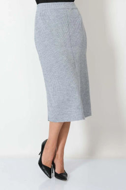 ЗЛАТА Юбка И 002/серый
