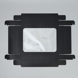 Коробка подарочная, упаковка, «Чёрная», 32×24×9 см