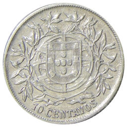 10 сентаво 1915 года Португалия