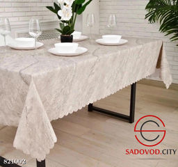 Клеенка на тканевой основе с узором мрамор