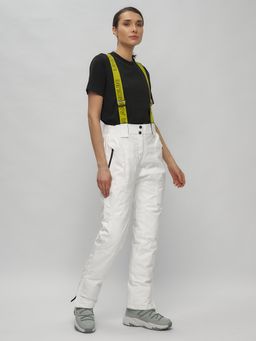 Горнолыжный костюм женский белого цвета 02201Bl - Chunmai фото 21