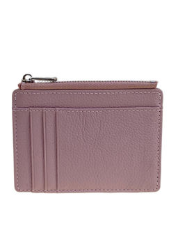 Картхолдер женский из натуральной кожи для пластиковых карт, цвет светло розовый