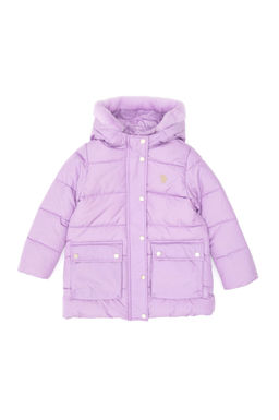 K_z _ocuk Lila Kap__onlu _i_me Mont Sepette S_rpriz _ndirim