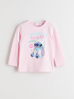 Stitch Lisansl? K?z ?ocuk Pijama Tak?m