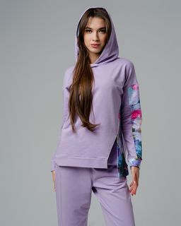 Худи с принтованными вставками HP003 - Sahar art lab фото 3