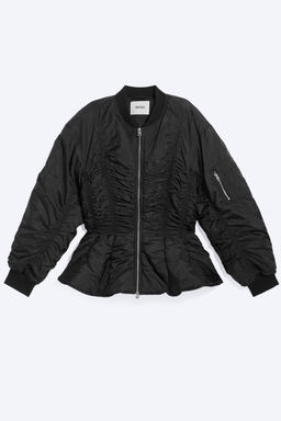 Cazadora bomber con peplum fruncido - H&m фото 2