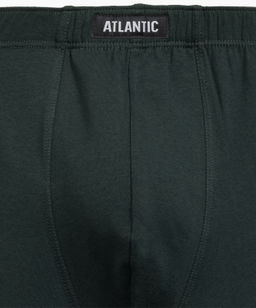 ATLANTIC 2MH-173 Трусы шорты Solid Long - набор 2 шт. черный + изумрудный  фото 5