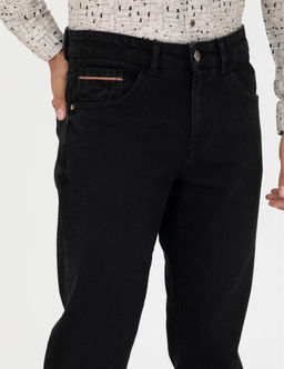 Siyah Slim Fit Jean Pantolon