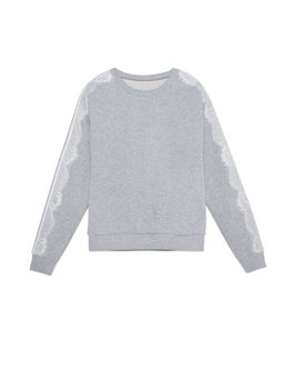 CONTE Хлопковый свитшот с легким мерцанием люрекса LD 1051 shiny grey - Conte elegant фото 4