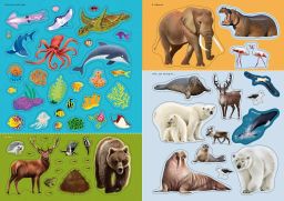 Наклейки с заданиями. Мои первые животные - Робинс фото 9