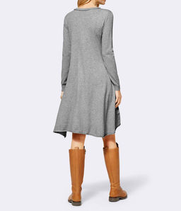 Платье, серое - Linea tesini фото 4