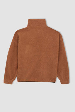 Крутой плюшевый кардиган оверсайз - Defacto фото 9