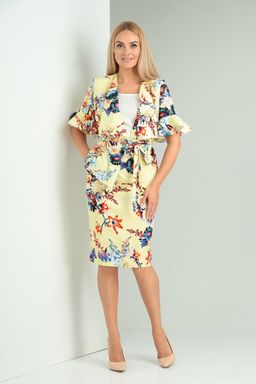 Костюм Gamma & Gracia 545 желтый цветы  фото 3