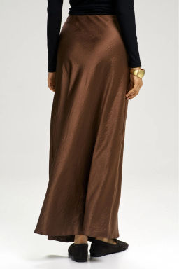 Юбка-годе атласная Tobacco - Erist store фото 3