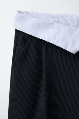 TROUSERS WITH TURN-UP WAIST - Zara фото 4