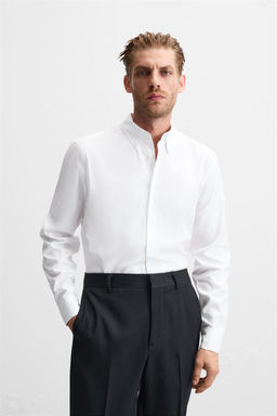 TEXTURED REGULAR FIT SHIRT - Zara фото 2