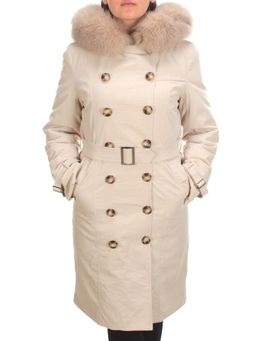 21002 BEIGE Пальто зимнее женское MAILILUO (150 гр. холлофайбера) - Fashion фото 2
