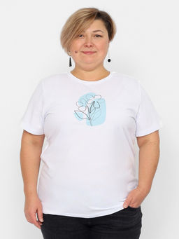 CRB wear/FSLW 60258-20 Футболка женская,белый/Ex.Cherubino