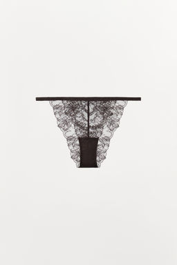 LACE-TRIMMED BRIEFS - Zara фото 14