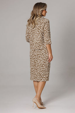 Костюм Anastasia 1303 кофейный (анималистический принт) фото 5