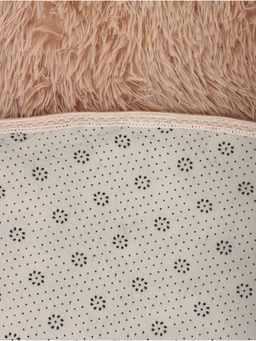 Ковер с ворсом Этель, d=120 см, бежевый  фото 3