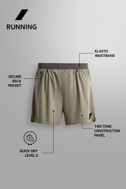 PANTAL?N CORTO TRAIL RUNNING COMBINADO / Gris - Zara фото 12