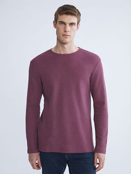 Bisiklet Yaka Uzun Kollu Erkek Ti??rt