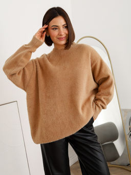 Джемпер вязаный женский SOFT, капучино