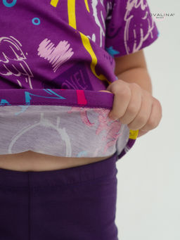 Костюм Актив граффити слива-фиолет - Sovalina фото 28