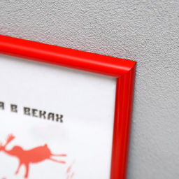 Фоторамка для фото 21×30 см Cedar, пластик, красный