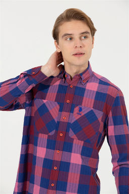 U. S. Polo Assn Мужская красная рубашка с длинным рукавом - U.s. polo assn фото 8