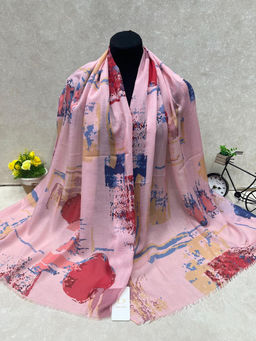 Легкий платок на голову и шею, мультицвет