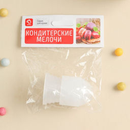 Цена за 5 шт. Адаптер для кондитерского мешка Доляна, 3.6?3.6?5.4 см, для насадки d=2 см  фото 5