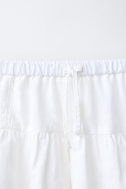 FALDA VOLANTES ENTREDOS / Blanco - Zara фото 3