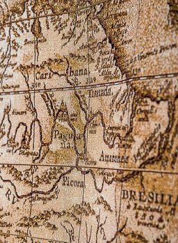 Карта сепия- гобеленовое панно - Гобеленглавснаб фото 2