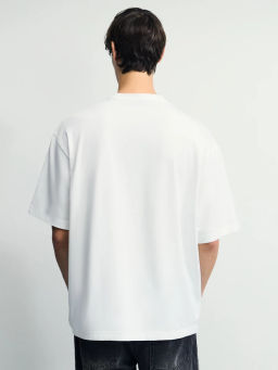 Футболка relax fit с принтом / Zarina  фото 6