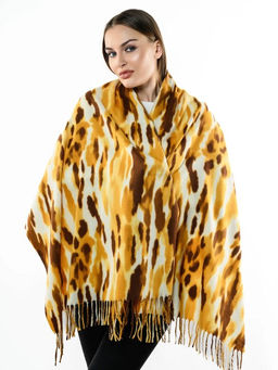Яркий палантин с анималистичным принтом - Pretty mania фото 3