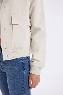 Куртка-пальто стандартного кроя - Defacto фото 5