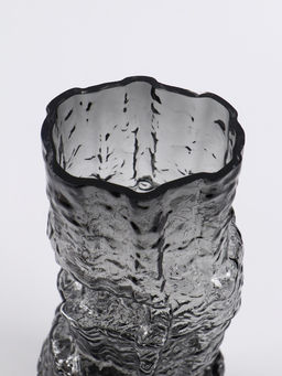Ваза для цветов Гоэтано, 30?13 см, стекло, чёрная