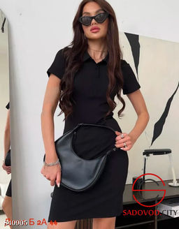 Платье женское с V-вырезом