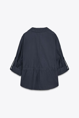 POPLIN SAFARI SHIRT - Zara фото 5