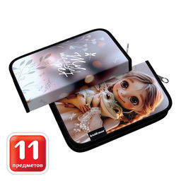 Цена за 1 шт. Пенал-книжка с наполнением ErichKrause 110x205x25мм Magic Pet