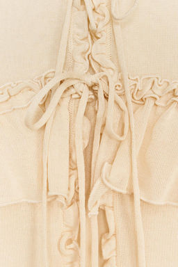 RUFFLED KNIT TOP - Zara фото 9
