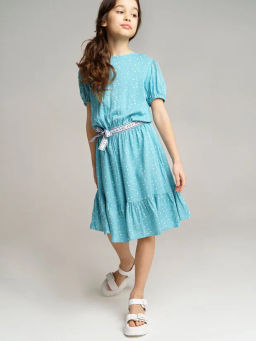 PlayToday / Платье текстильное для девочек  фото 2