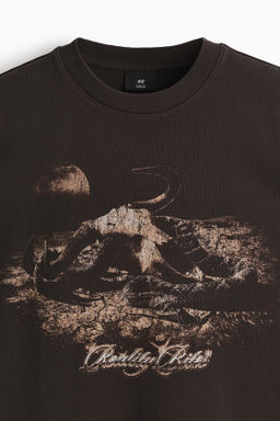 Camiseta boxy Oversized Fit - H&m фото 9