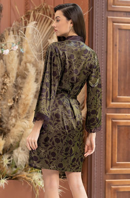 ELECTRA 4013 Короткий запашной халат Mia-Amore с широким рукавом длиной 3/4  фото 2