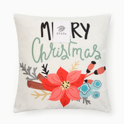 Чехол на подушку Этель Рождество 40х40см,100% п/э  фото 5
