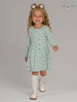 Платье Элла мятный букетик